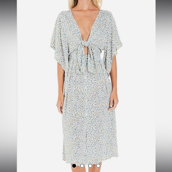 FAITHFULL THE BRAND MASSIMO MIDI DRESS - Picture 4 of 5